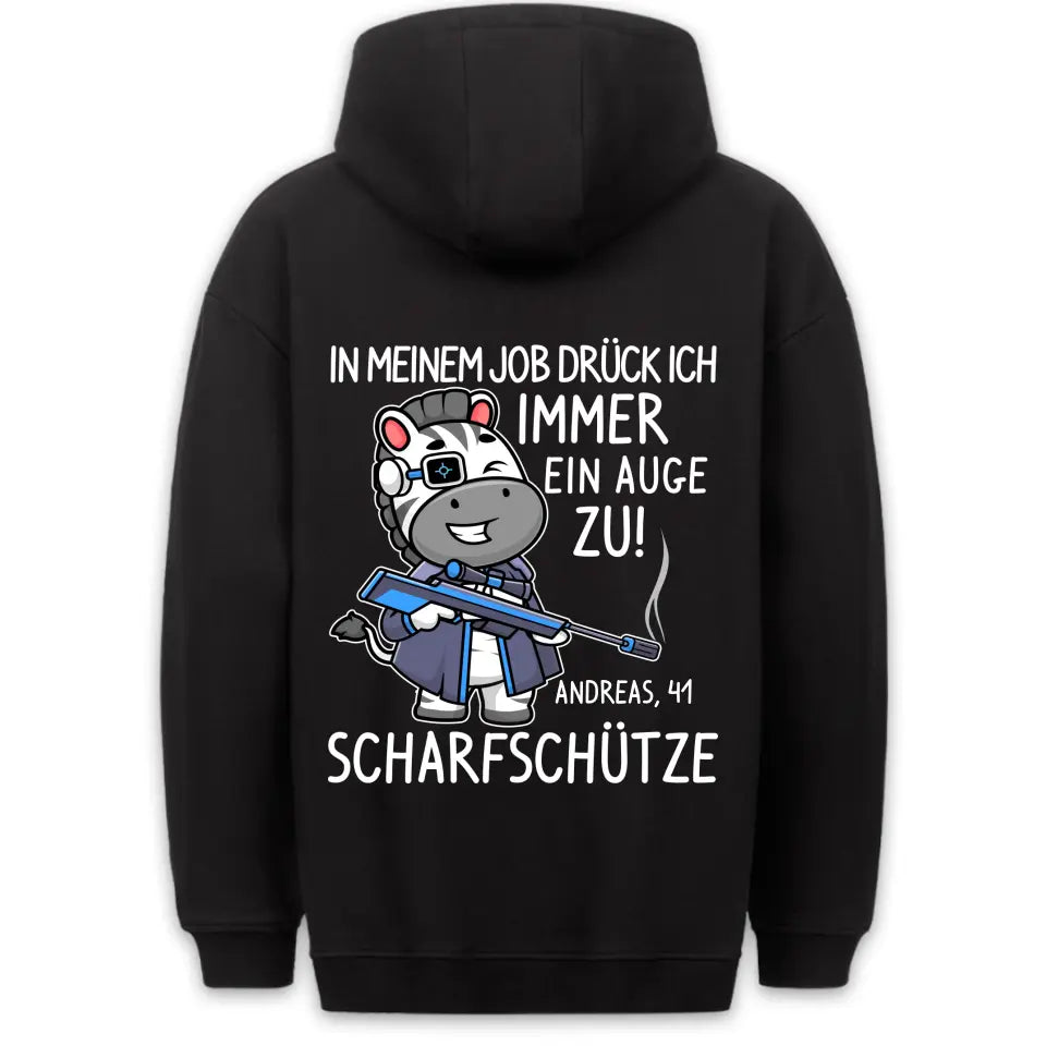 Scharfschütze Zebra - Personalisierbar Unisex