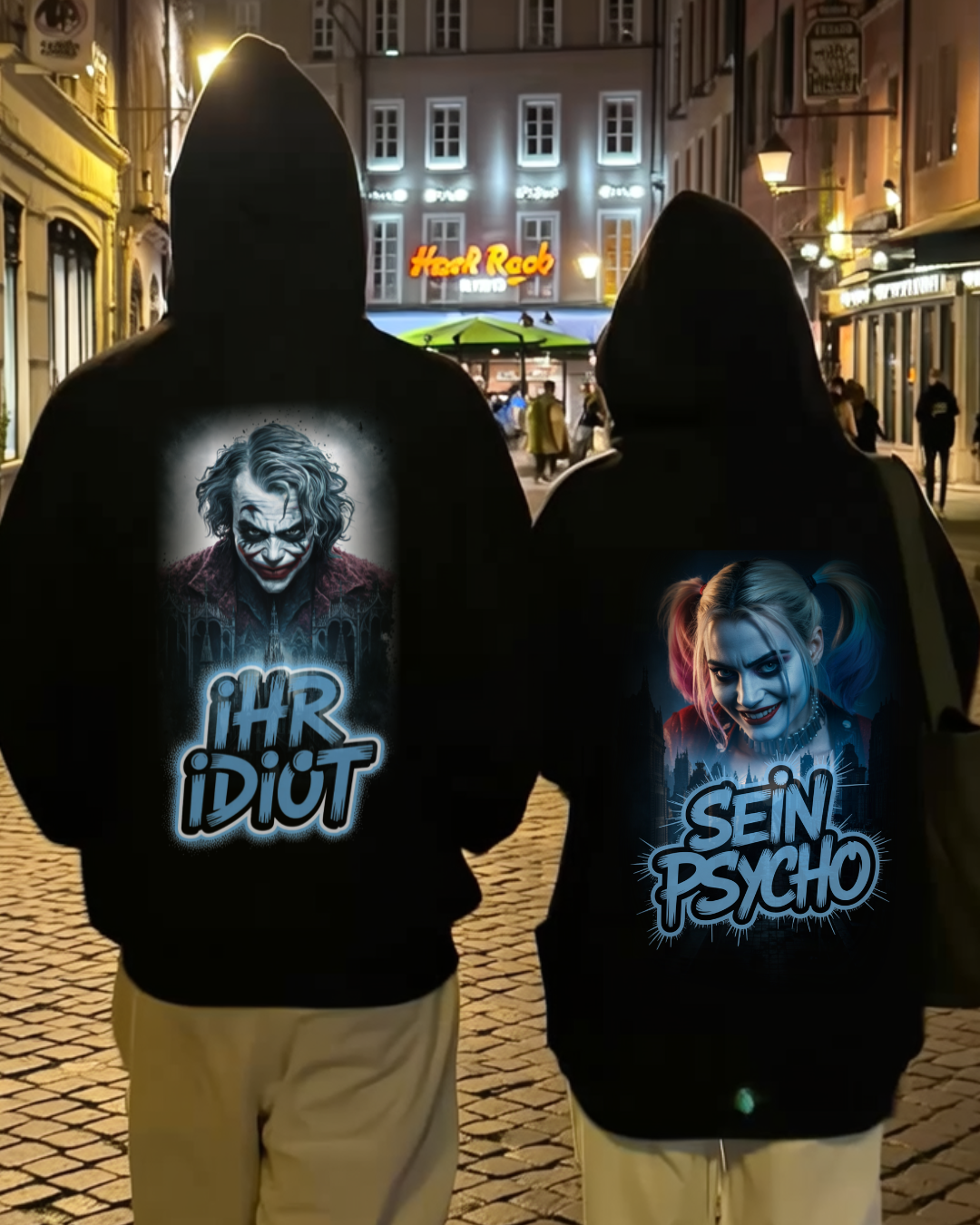 Idiot & Psycho - Kuschel Hoodie Bündel