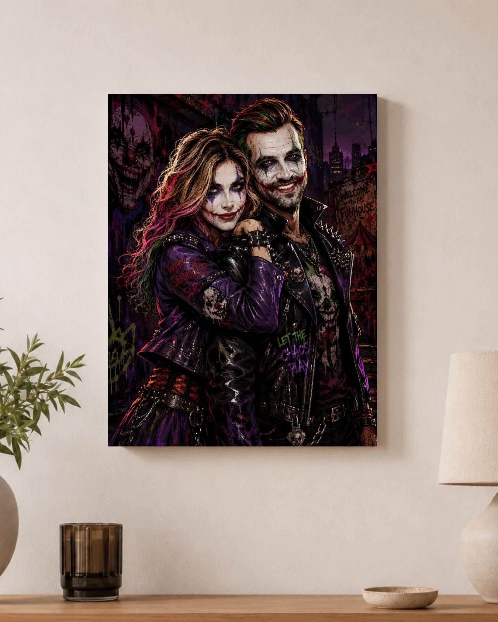 Carnival of Love - Wanddeko Personalisierbar