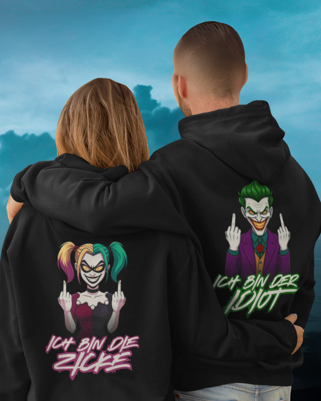 Die Zicke & Der Idiot - Kuschel Hoodie Bündel