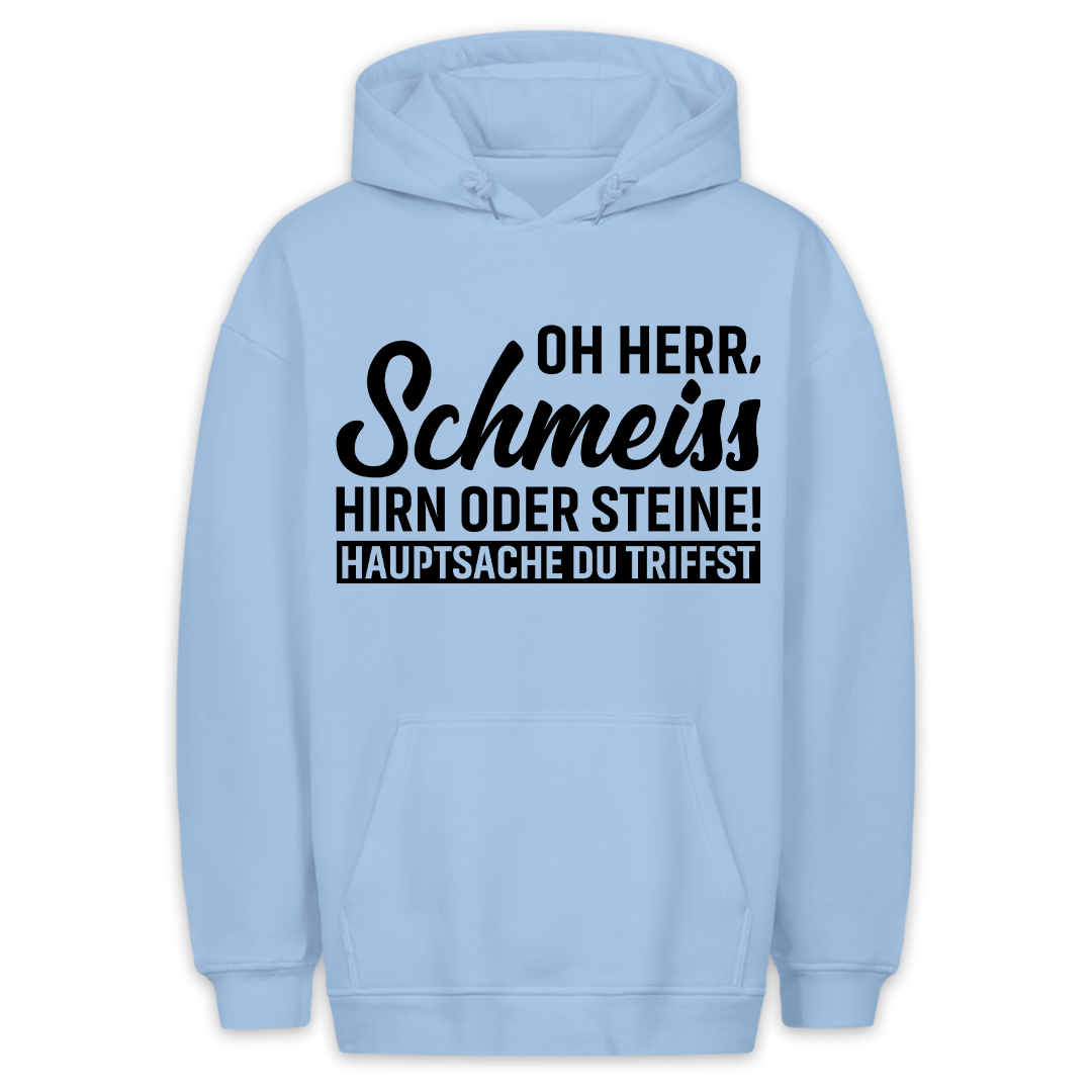 Hirn oder Steine! - Hoodie Unisex