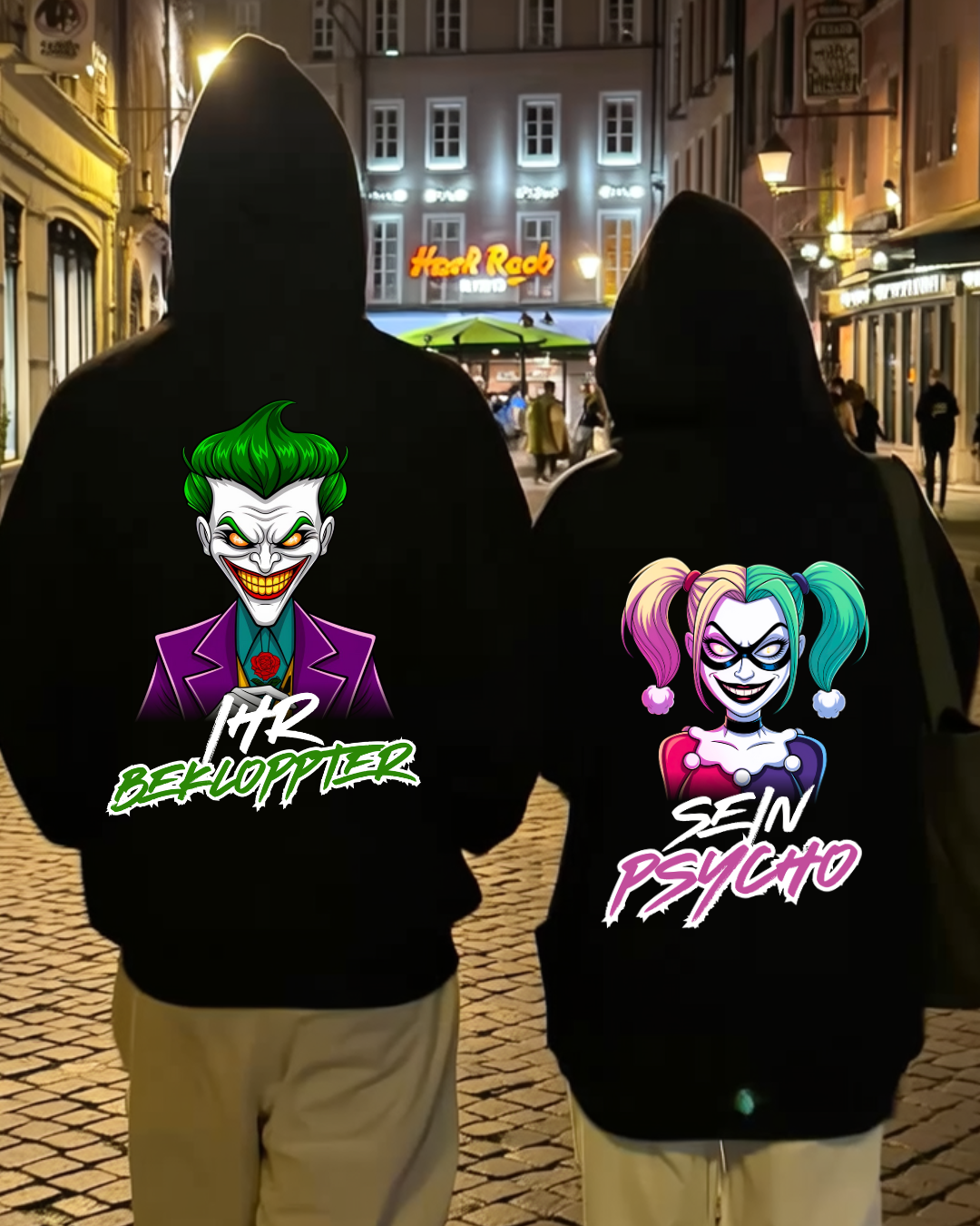 Bekloppter & Psycho - Kuschel Hoodie Bündel