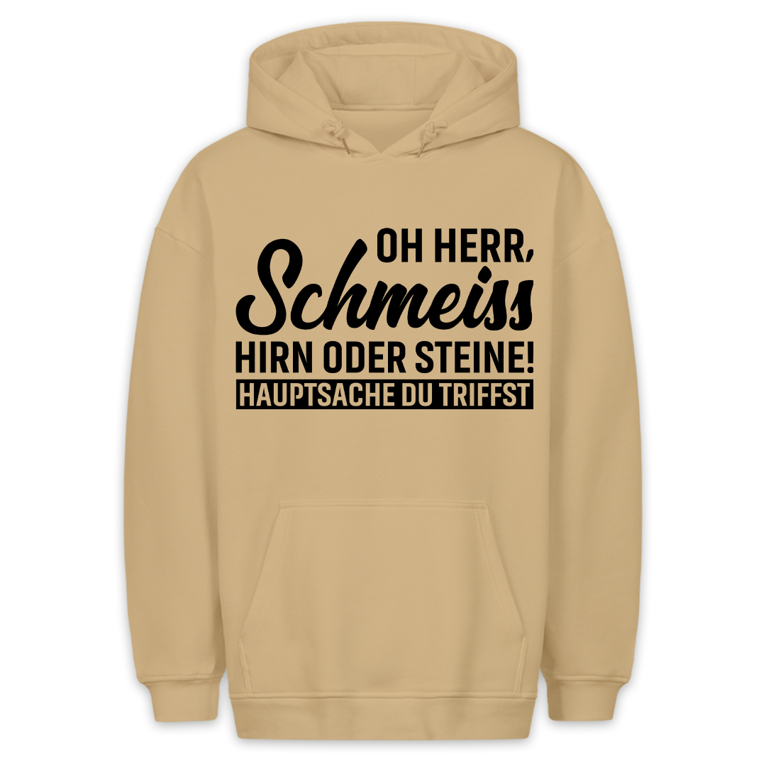 Hirn oder Steine! - Hoodie Unisex