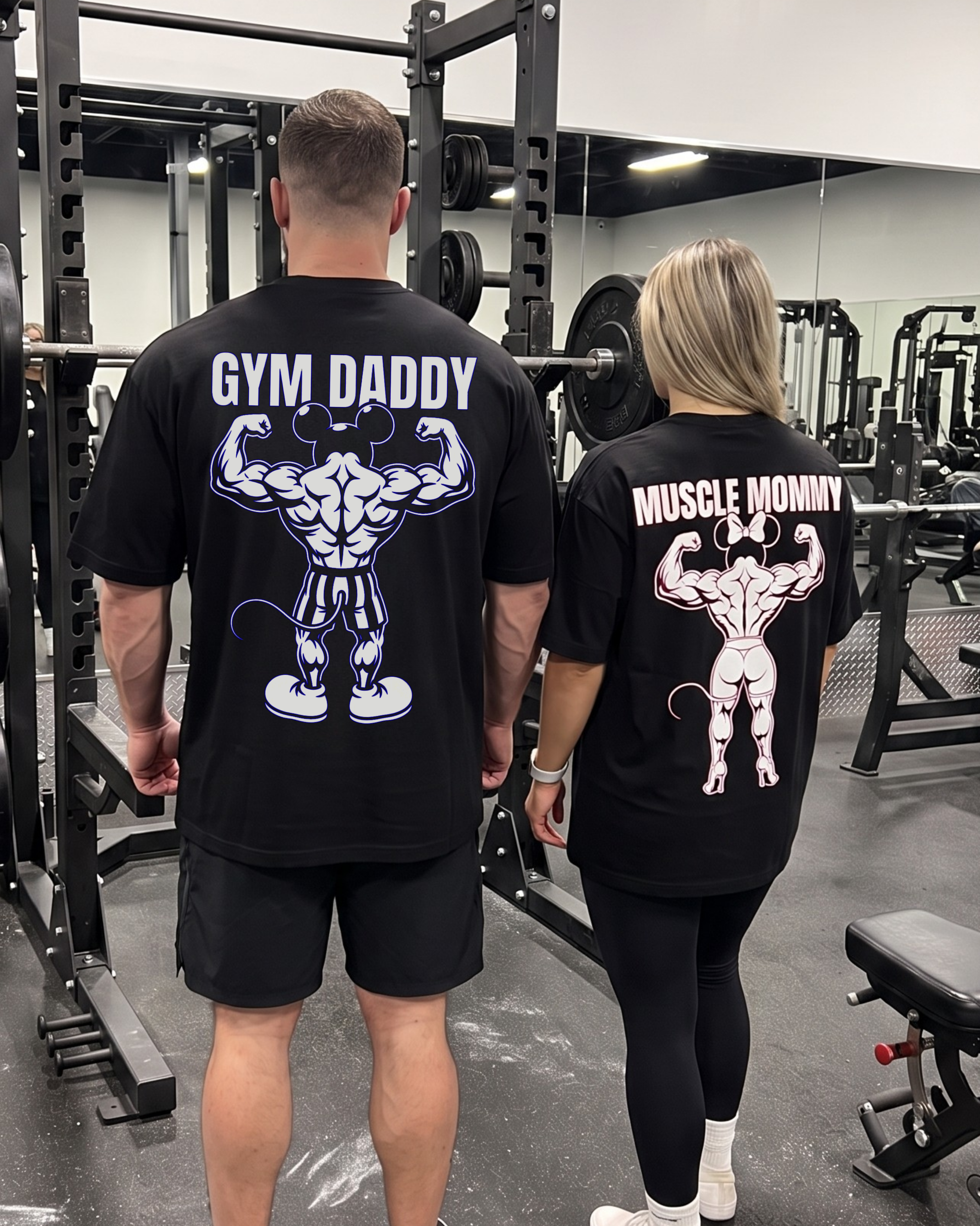 Muskel Mäuse - Shirt Couple Bündel