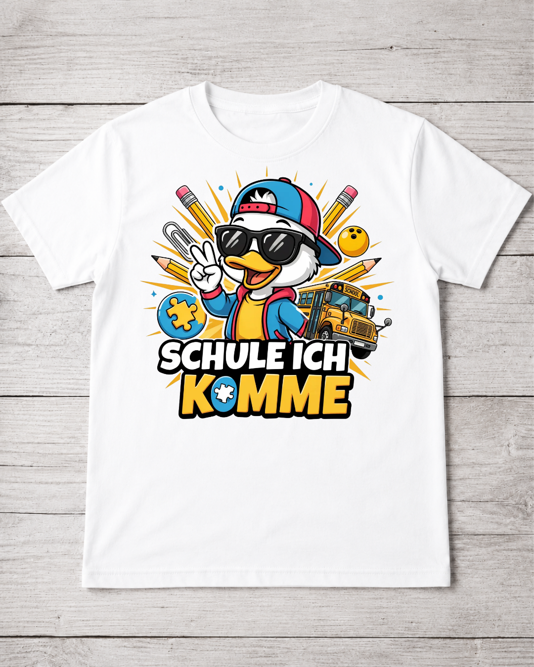 Schule ich komme - Perfektes Geschenk für die Einschulung - Kinder - Unisex
