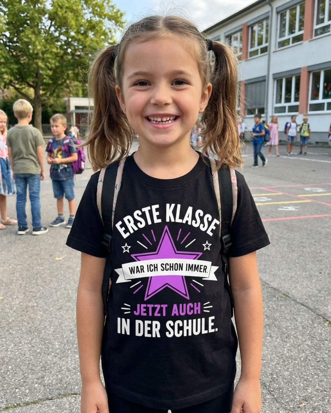 Erste Klasse Mädels - Shirt Unisex