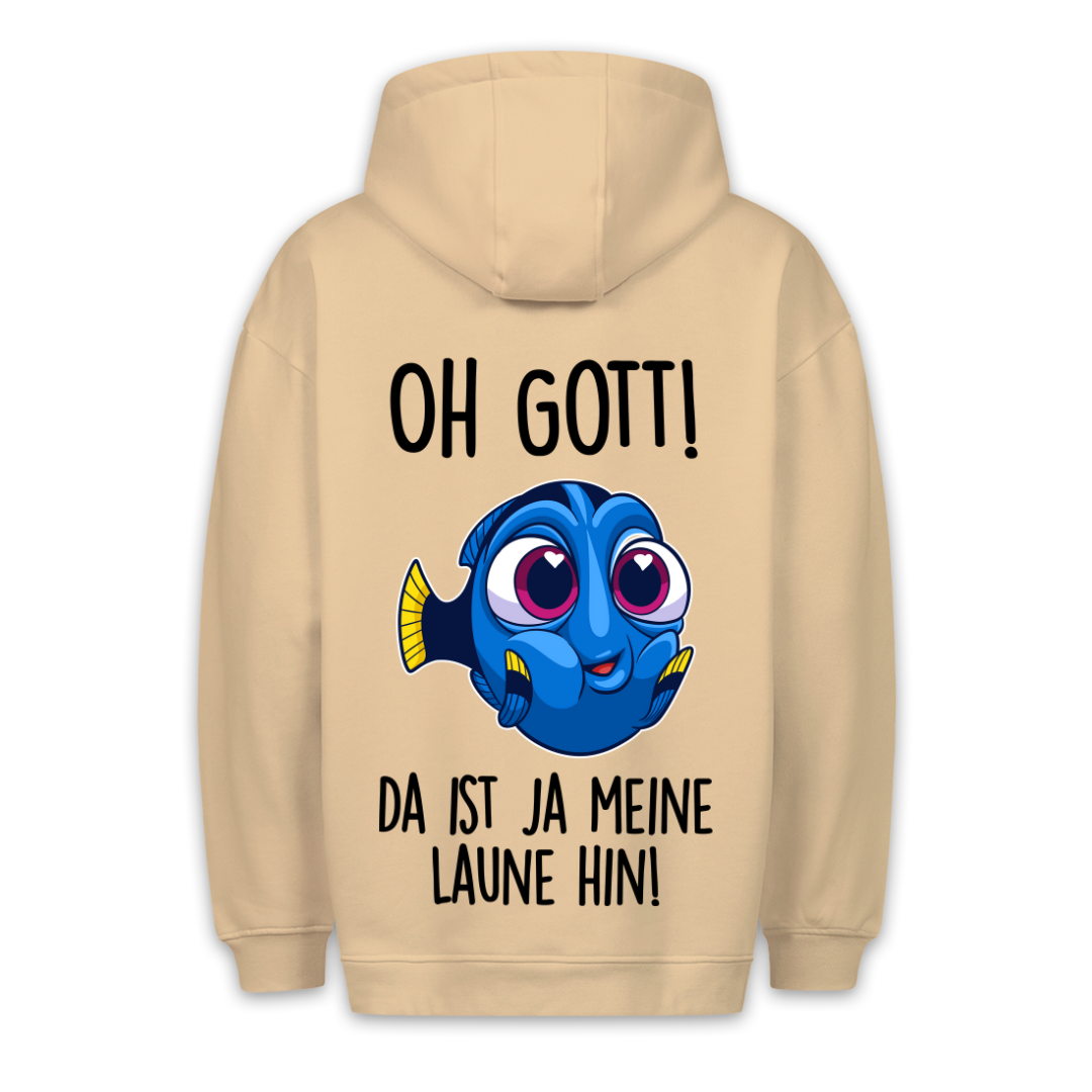 Meine Laune - Hoodie Unisex Rückendruck