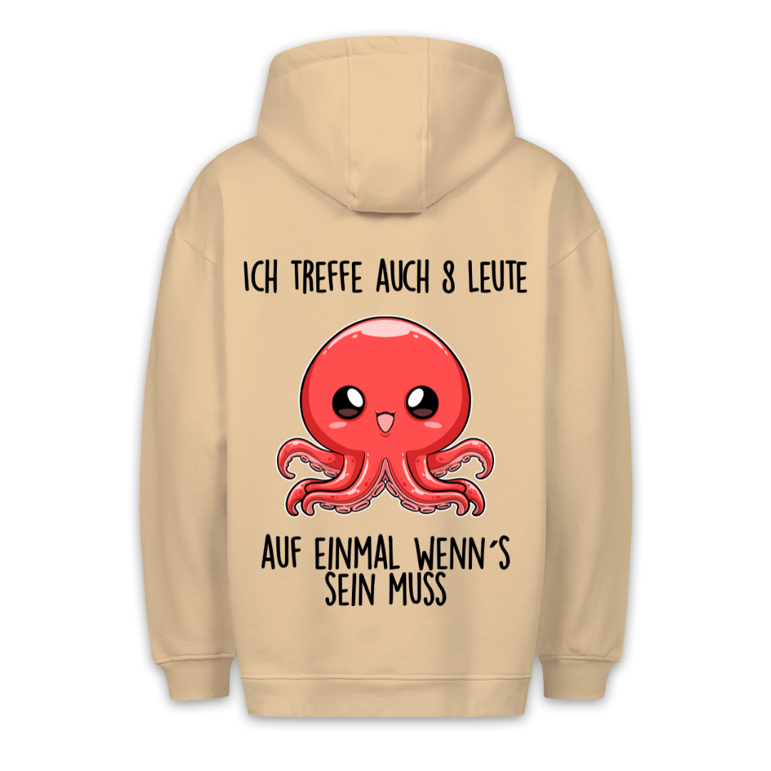 8 Leute - Hoodie Unisex Rückendruck