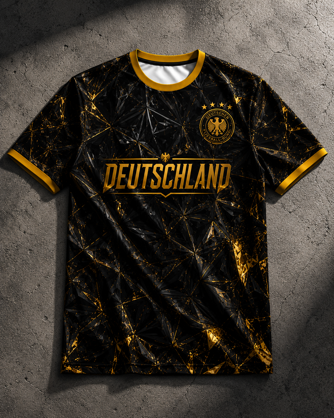 Deutschland schwarz WM Trikot V2
