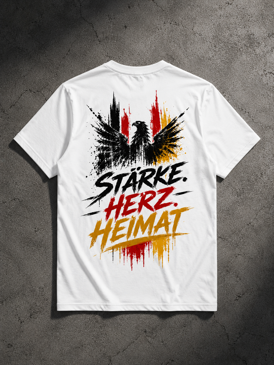 Stärke. Herz. Heimat - Shirt Unisex Backprint