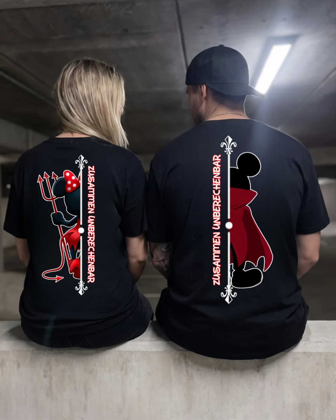 Zusammen unberechenbar - Shirt Couple Bündel
