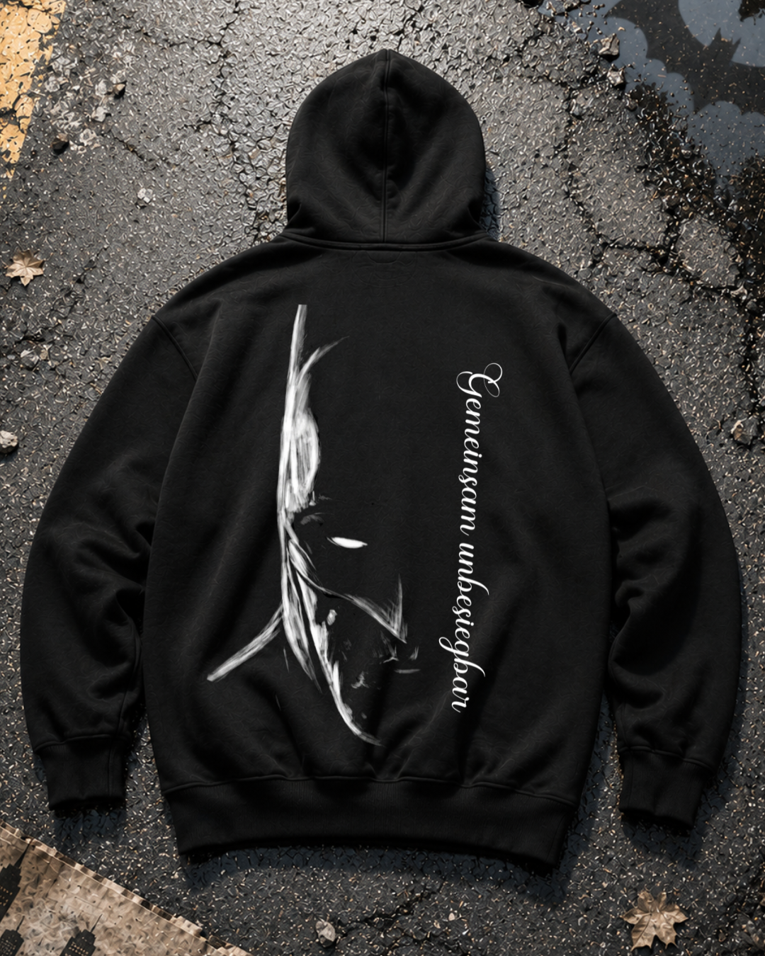 Gemeinsam unbesiegbar Mann - Hoodie Unisex Backprint