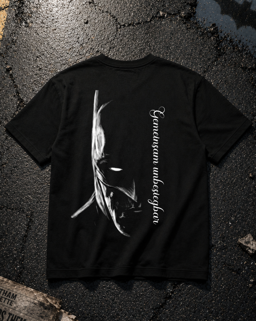 Gemeinsam Unbesiegbar Mann 2 - Shirt Unisex Backprint ***