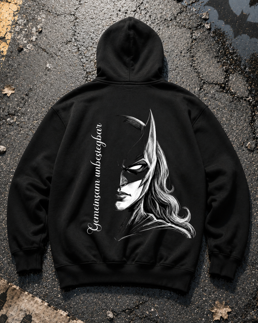 Gemeinsam unbesiegbar Frau - Hoodie Unisex Backprint