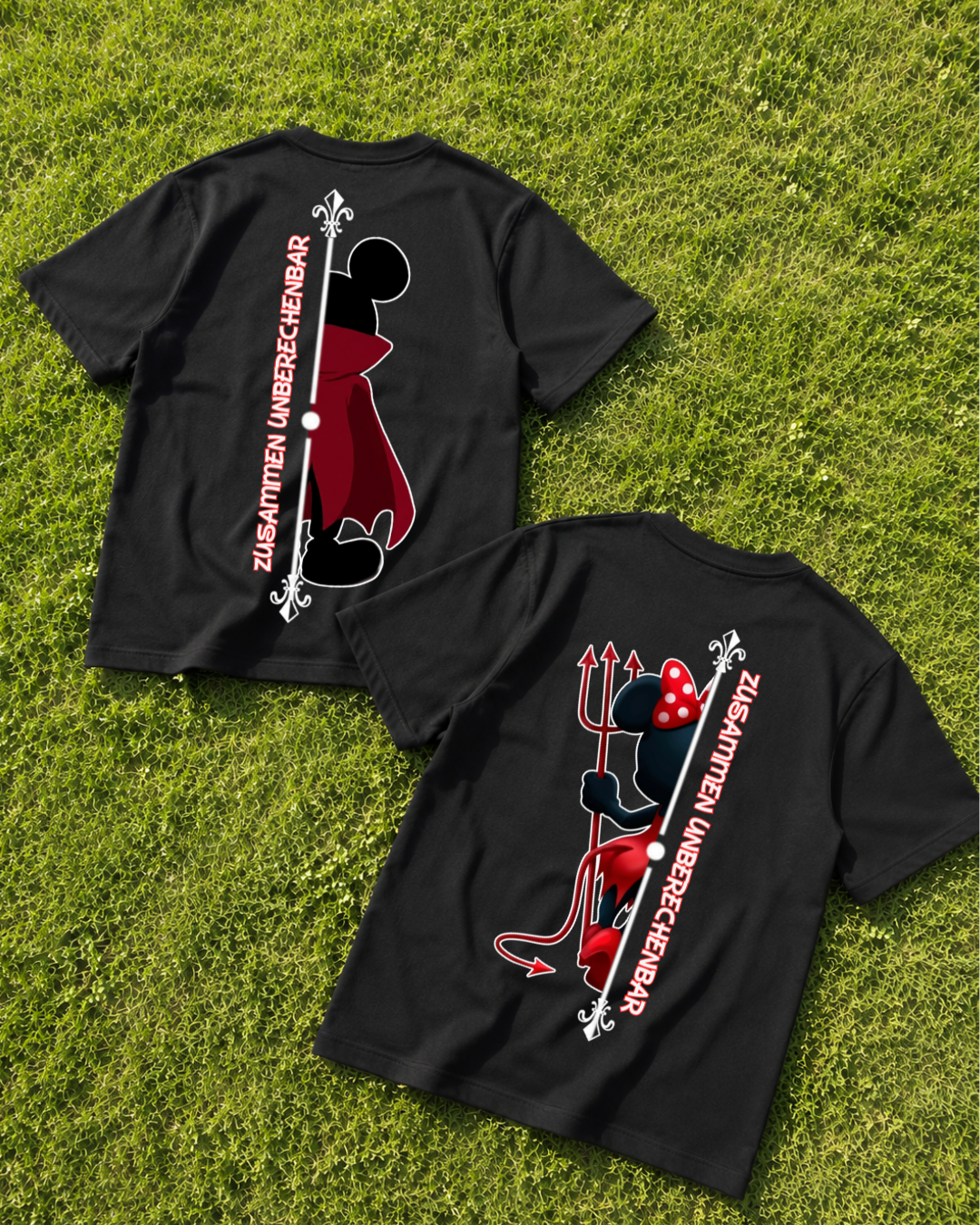 Zusammen unberechenbar - Shirt Couple Bündel