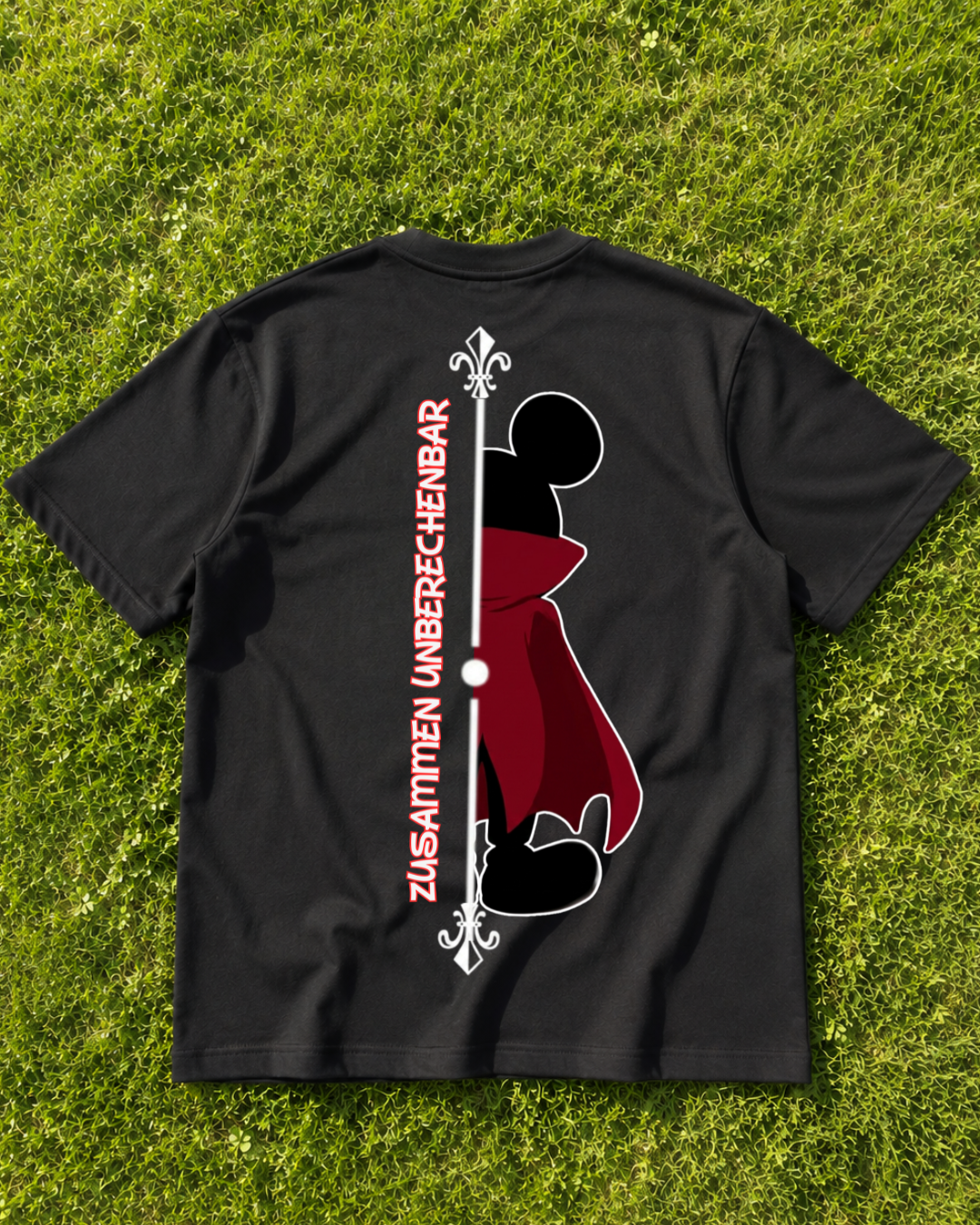 Zusammen unberechenbar Mann - Shirt Unisex Backprint