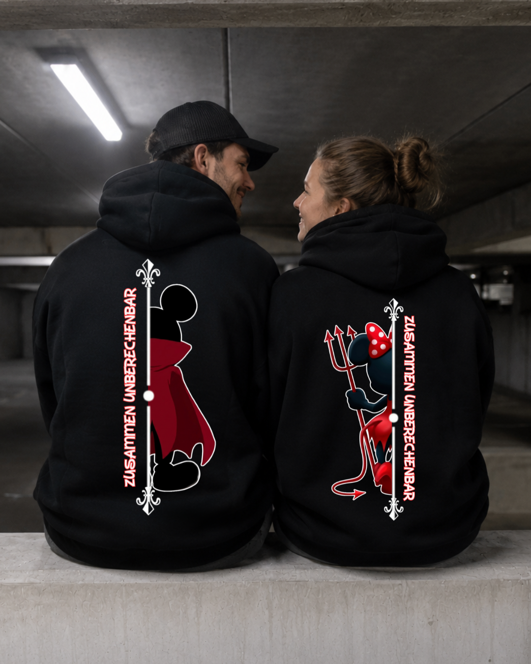 Zusammen unberechenbar - Kuschel Hoodie Bündel