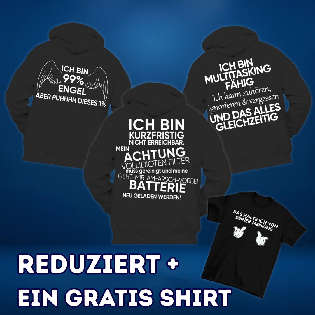 Text Hoodie Bestseller Bündel
