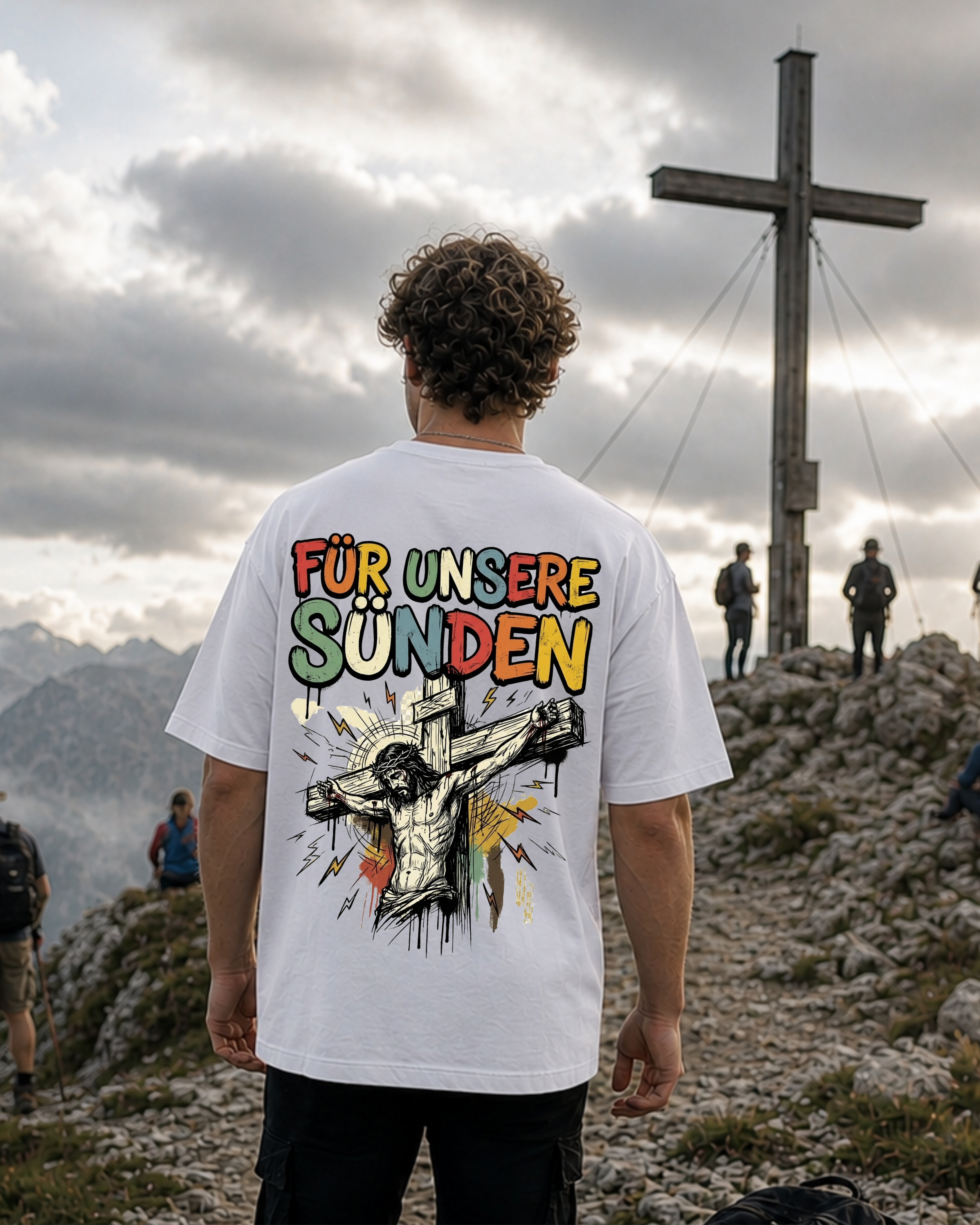 Für unsere Sünden - Oversized Shirt