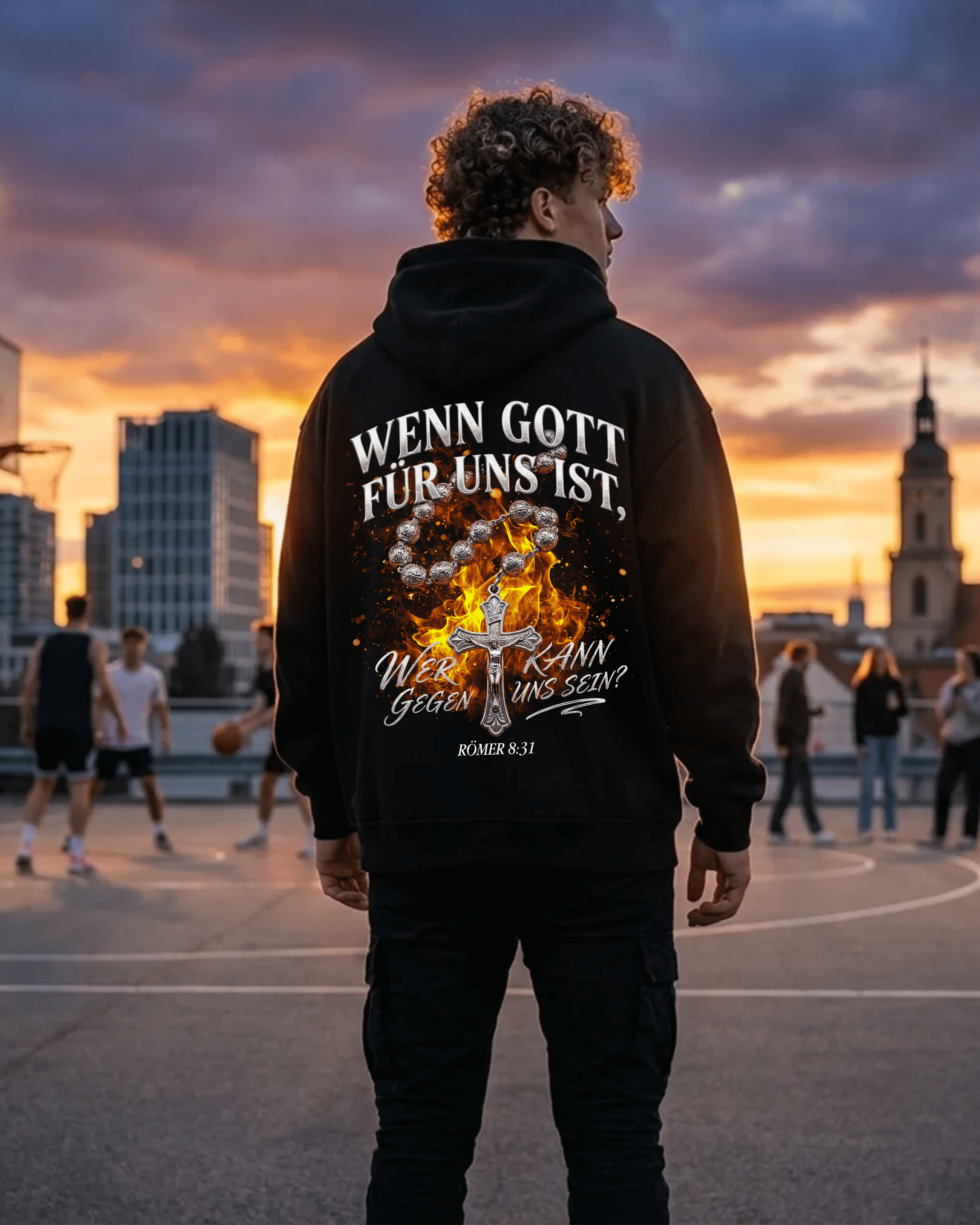 Römer 8:31 - Oversized Hoodie
