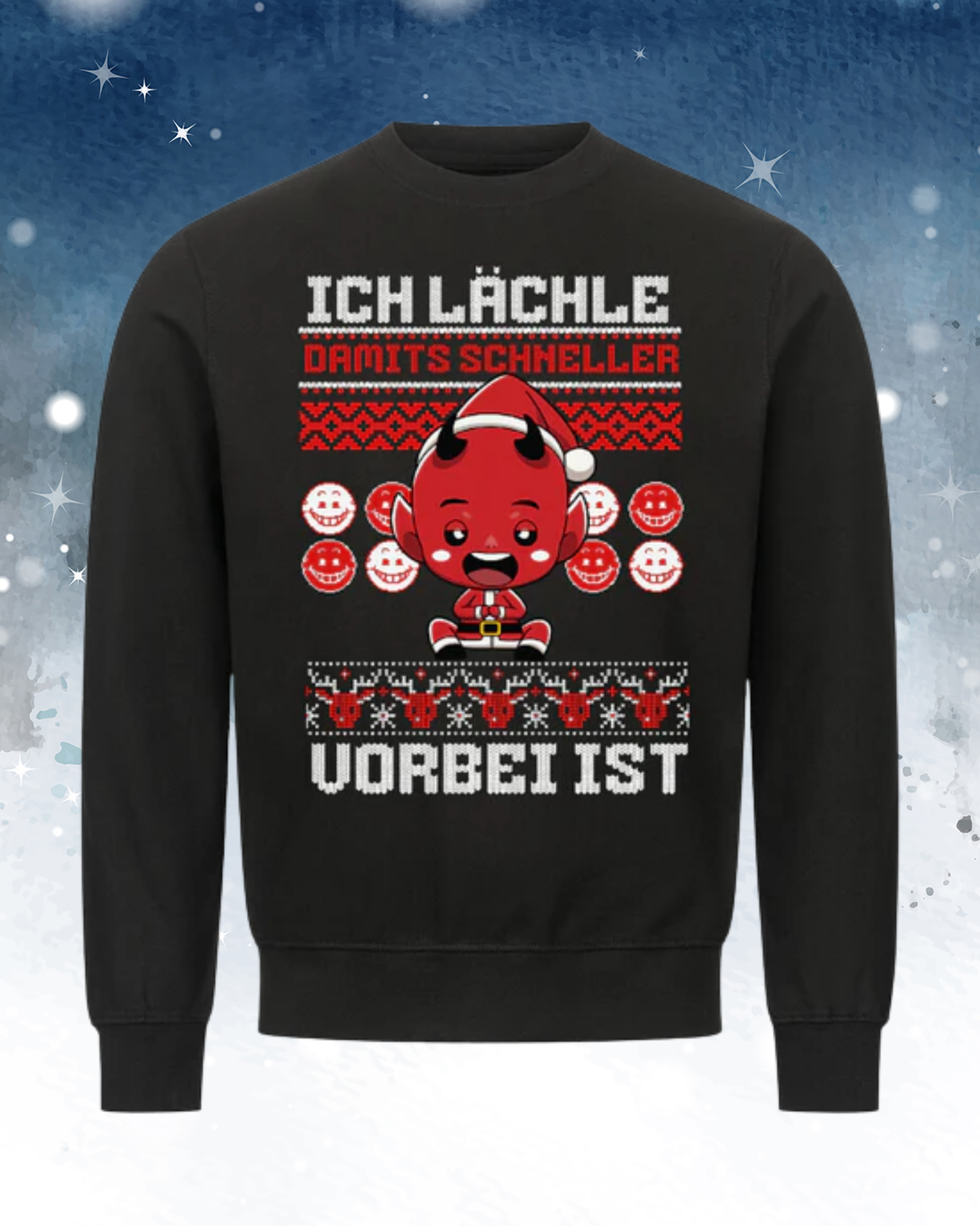 Lächeln Teufel - Ugly Sweater