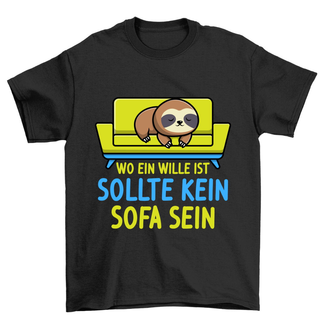 Wille Sofa Faultier - Shirt Unisex