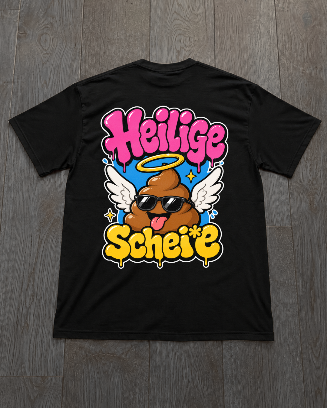 Heilige Schei*e - Premium Shirt Unisex Backprint