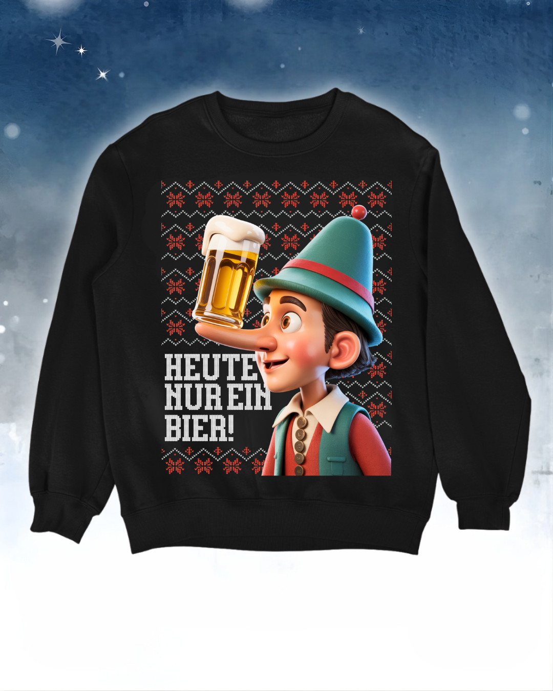 Nur ein Bier - Ugly Sweater