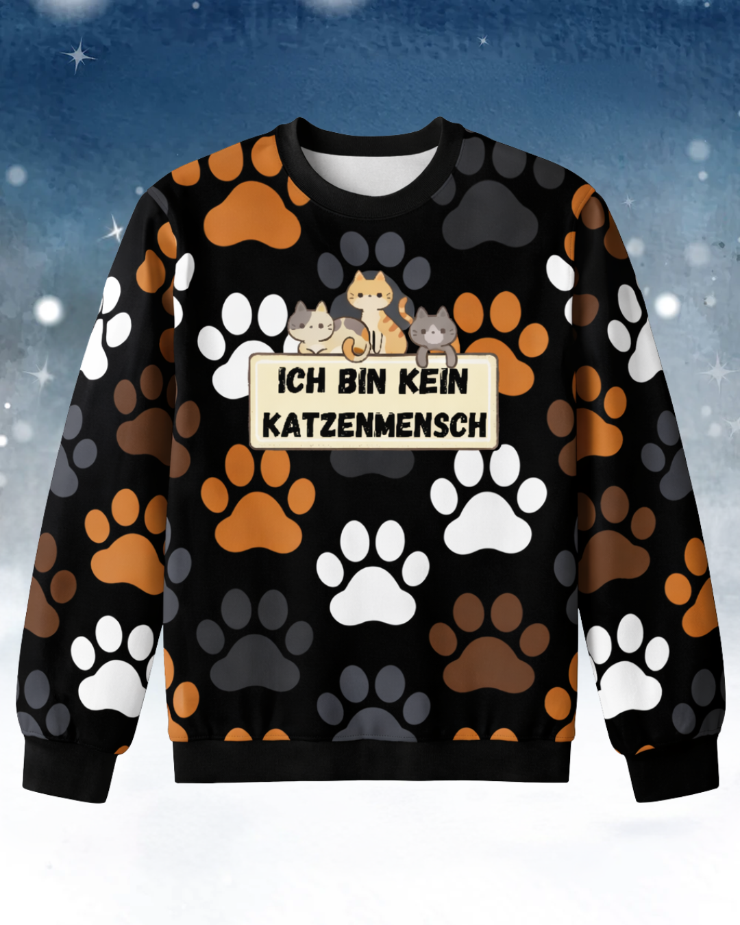 Katzenmenmensch Personal - Sweatshirt All over Print