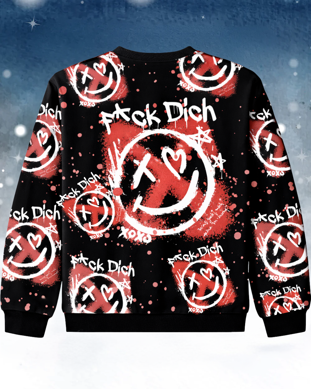F*ck Dich Rot - Sweatshirt All over Print