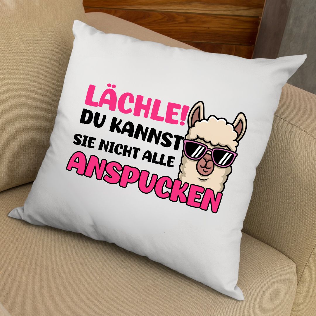 Lächle!  - Kissen