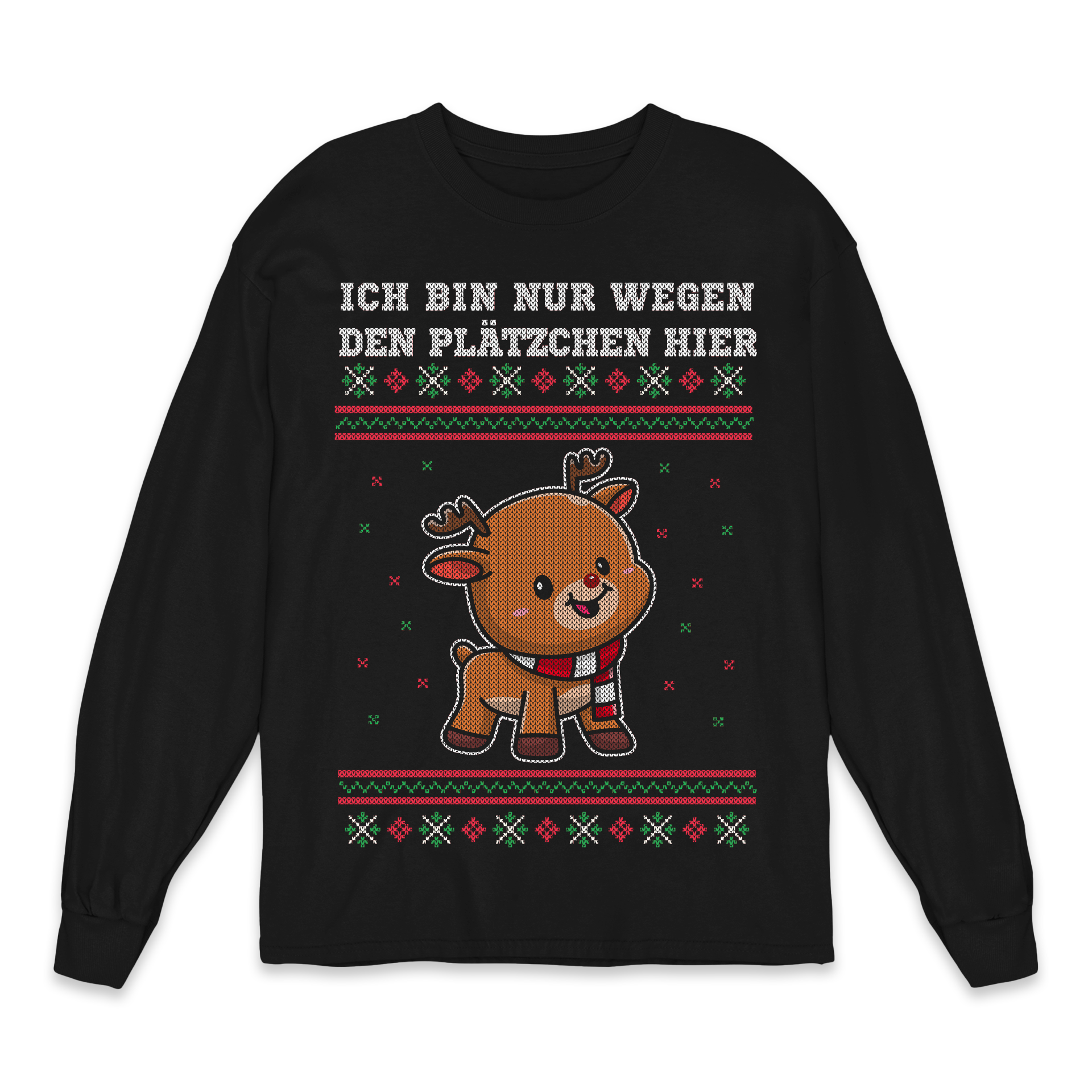 Plätzchen Reh - Christmas Sweater