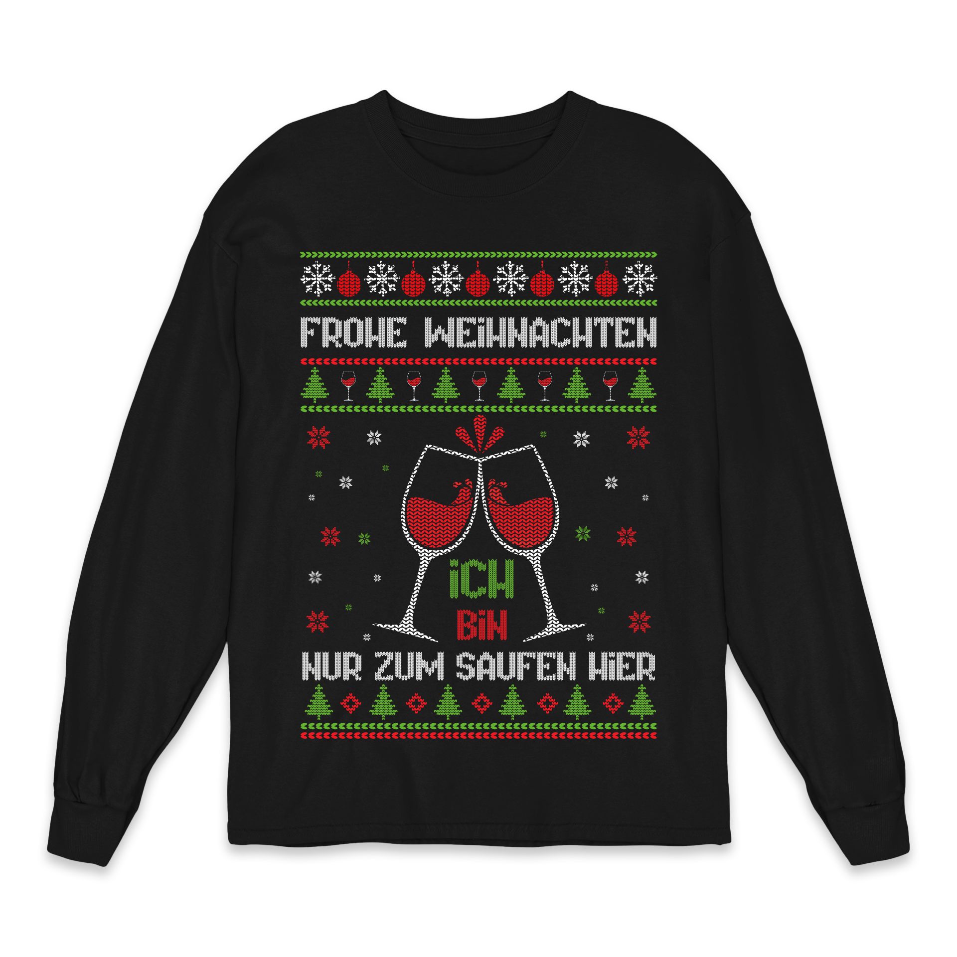 Zum Saufen Hier - Christmas Sweater