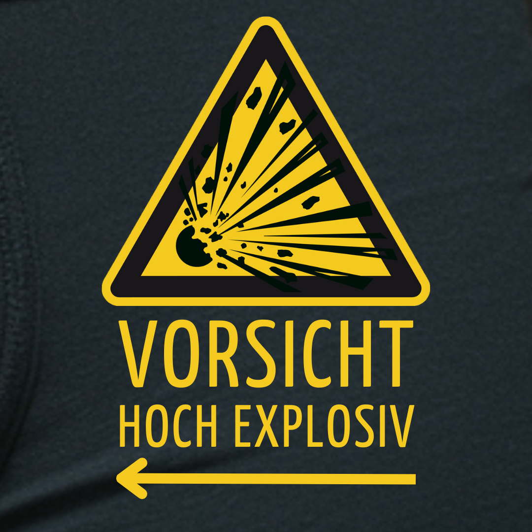 Vorsicht explosiv - Boxershorts