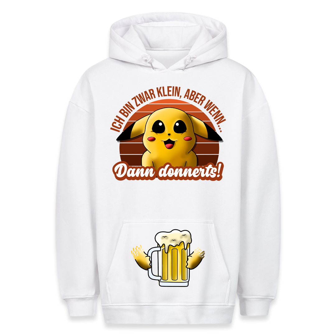 Dann donnerts! - Hoodie Bauchtaschendruck