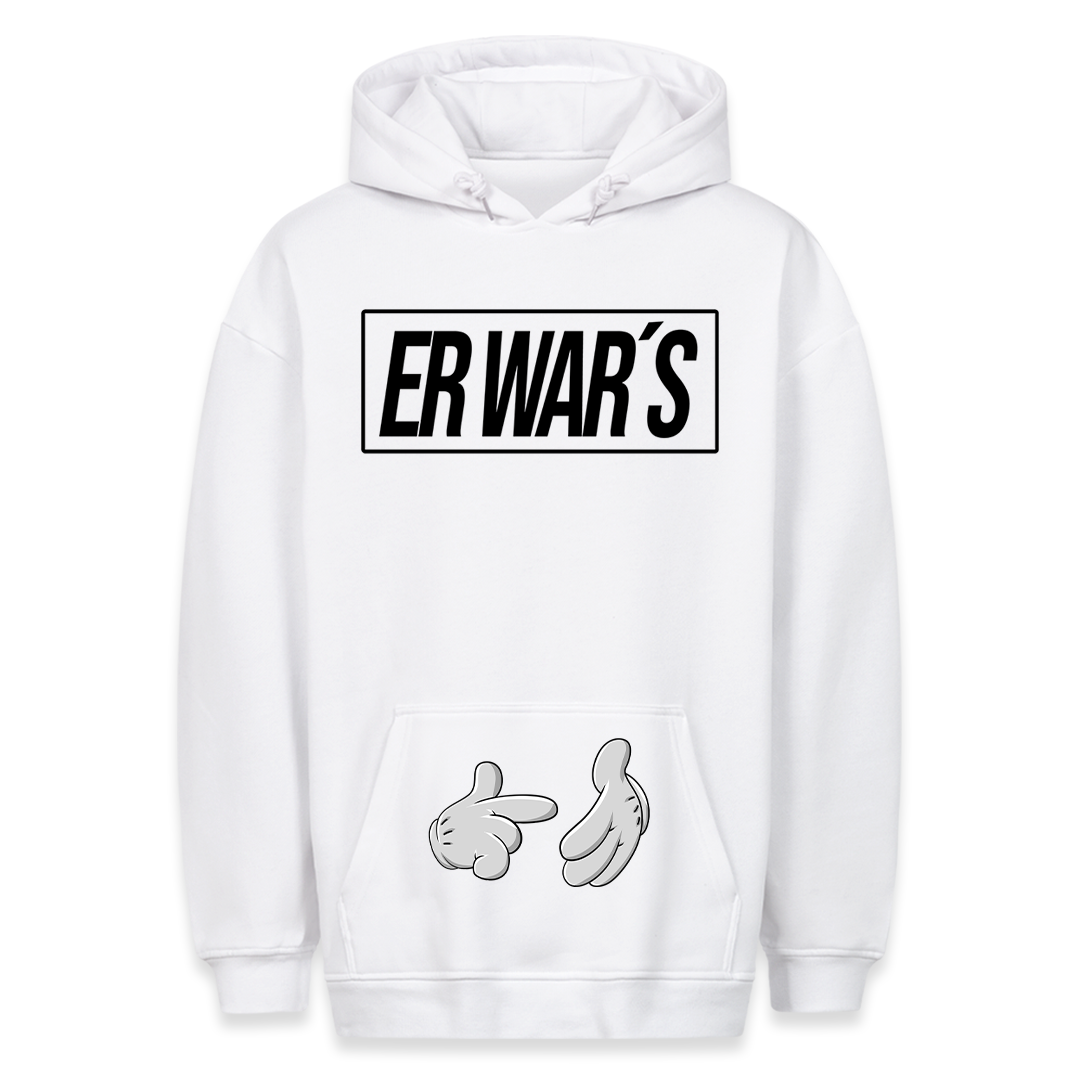 Er wars - Hoodie Bauchtaschendruck