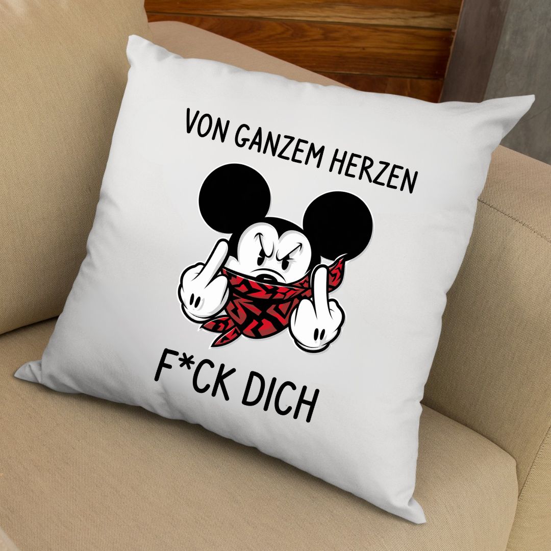 F*ck dich vom Herzen - Kissen