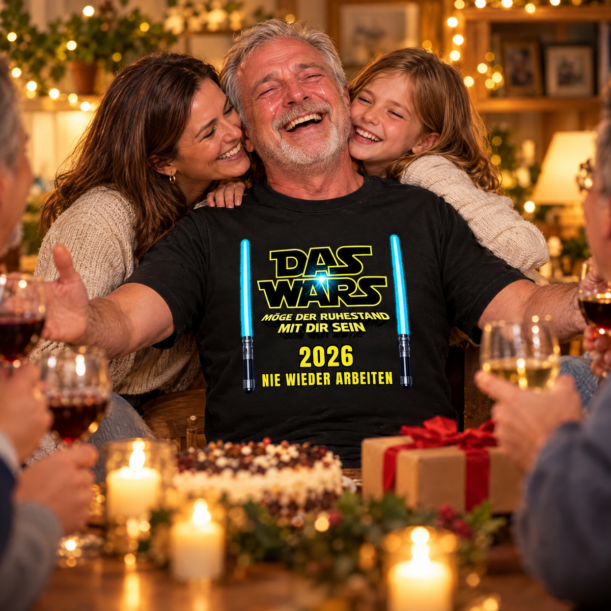 Abschiedsfeier zur Rente mit der Familie, Shirt Das War's
