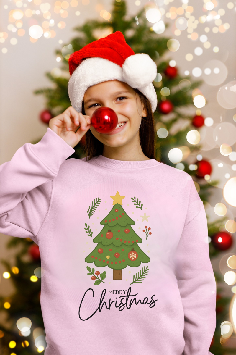 Merry Christmas Tree - Sweatshirt Kids