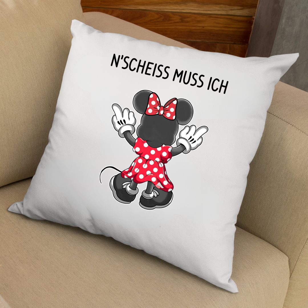 N´scheiss muss ich - Kissen