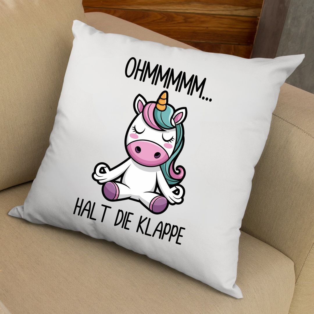 Halt die Klappe - Kissen