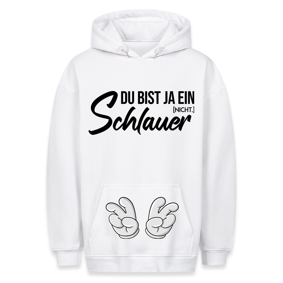 (kein) Schlauer - Hoodie Bauchtaschendruck