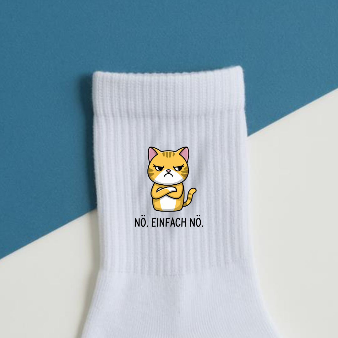 Einfach Nö Katze - Socken