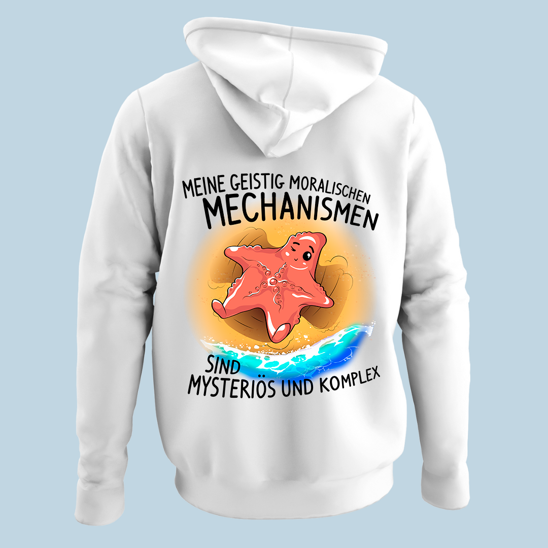 Moralische Mechanismen - Hoodie Unisex Rückendruck