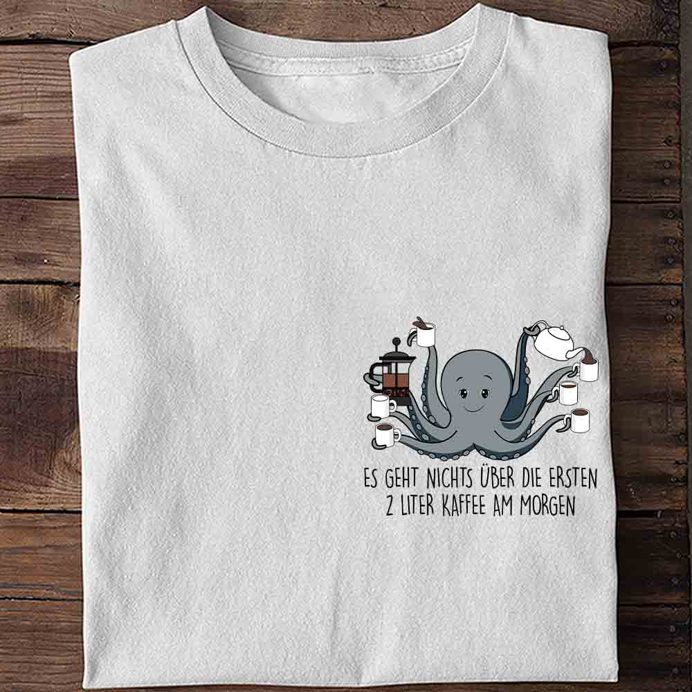 2 Liter Oktopus Brust - Shirt Unisex