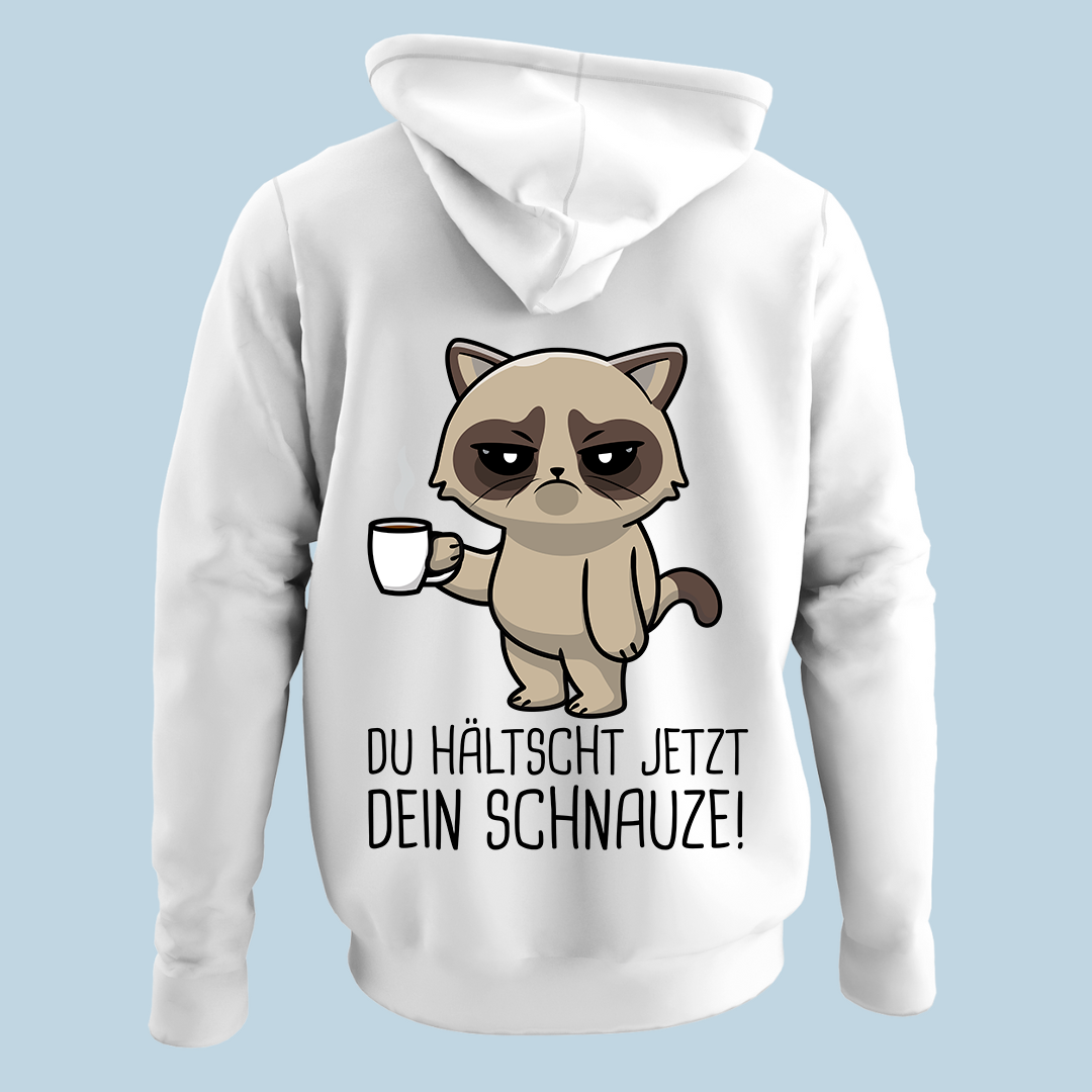 Schnauze - Hoodie Unisex Rückendruck