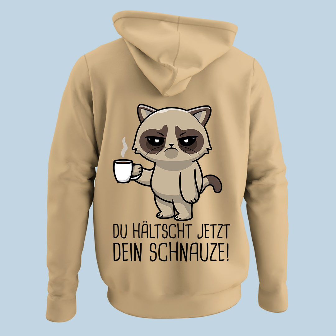 Schnauze - Hoodie Unisex Rückendruck