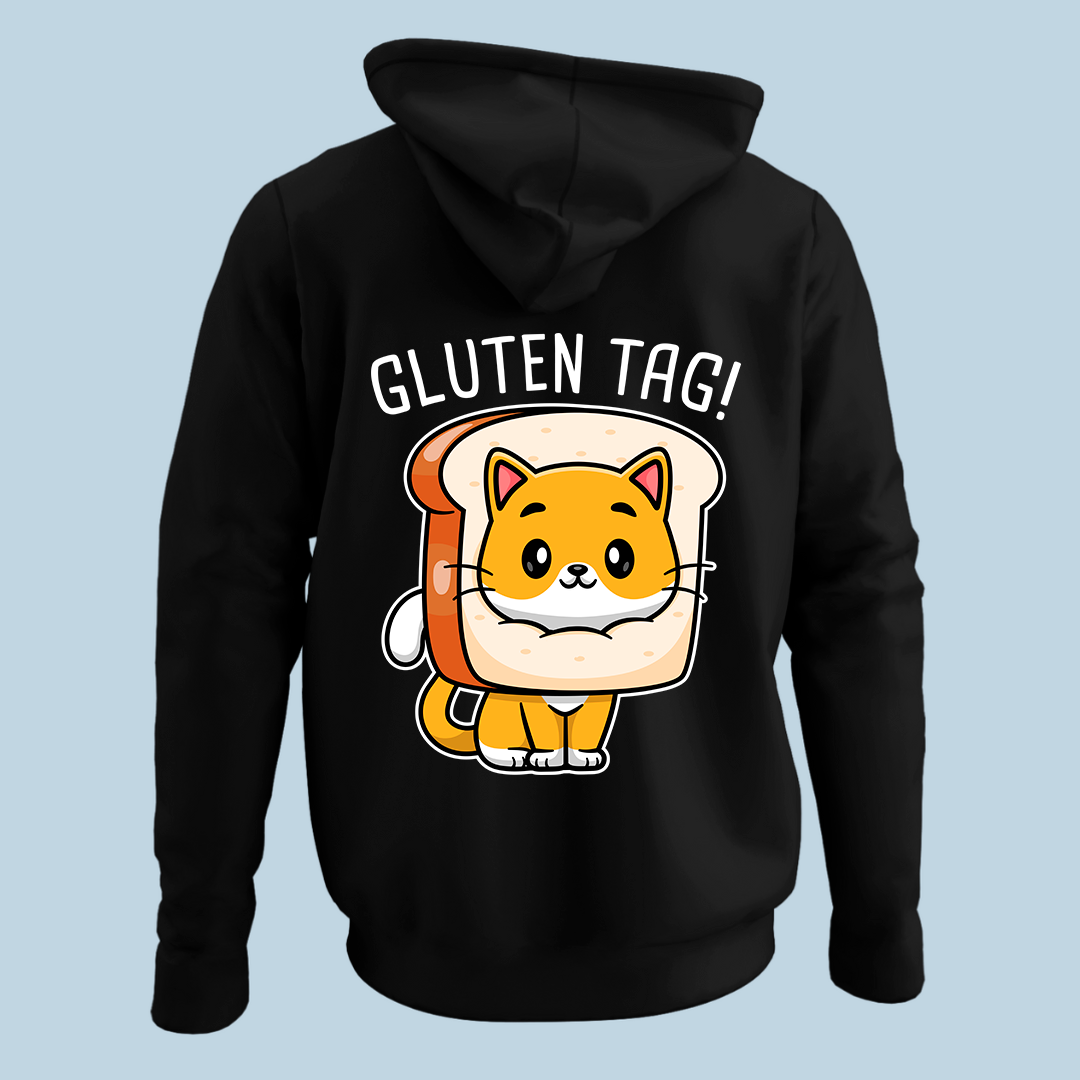 Gluten Tag - Hoodie Unisex Rückendruck