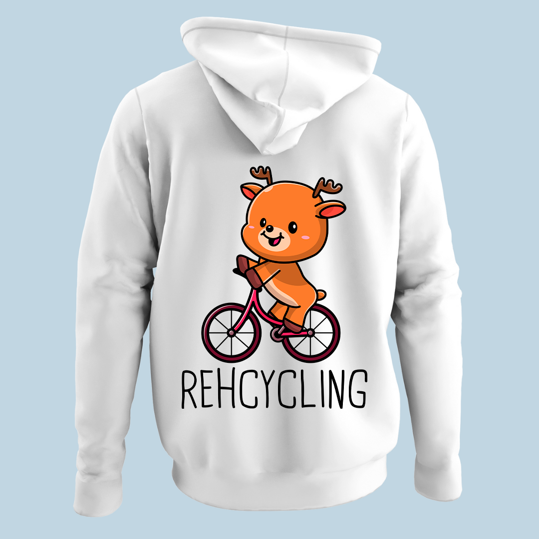 Rehcycling - Hoodie Unisex Rückendruck