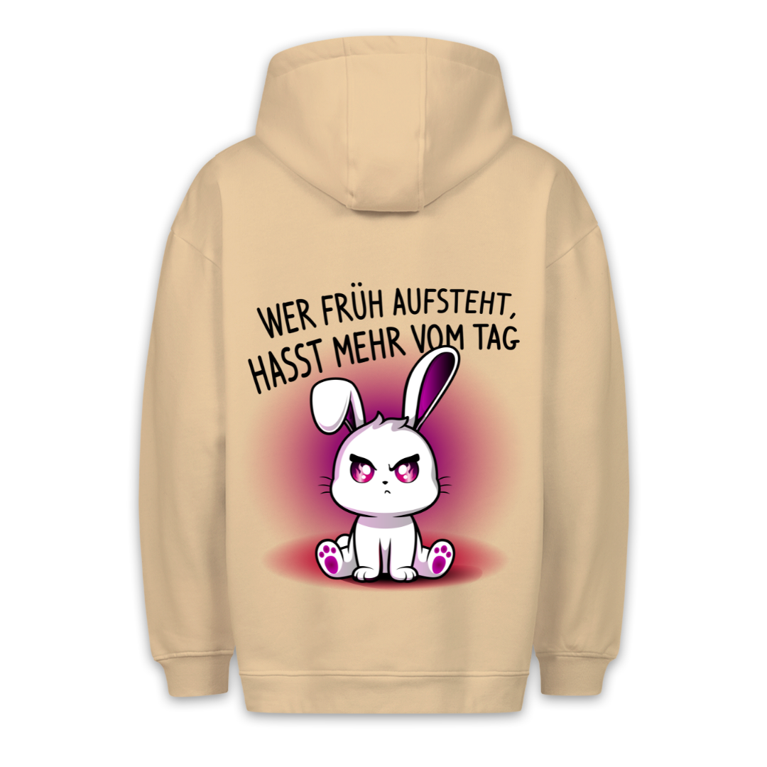 Tag Hase - Hoodie Unisex Rückendruck